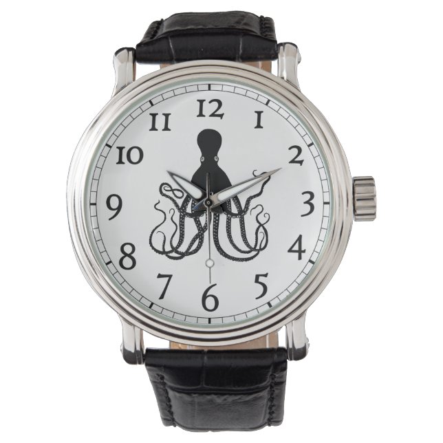 Reloj De Pulsera Octopus Watch con números (Anverso)