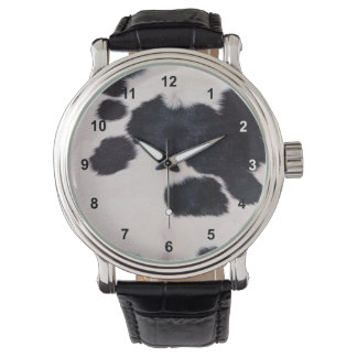 RELOJ DE PULSERA OCULTO DE LA VACA DESPLEGADA
