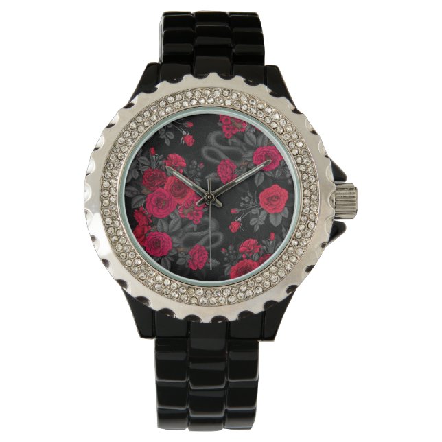 Reloj De Pulsera Ocultos en los rosas (Anverso)