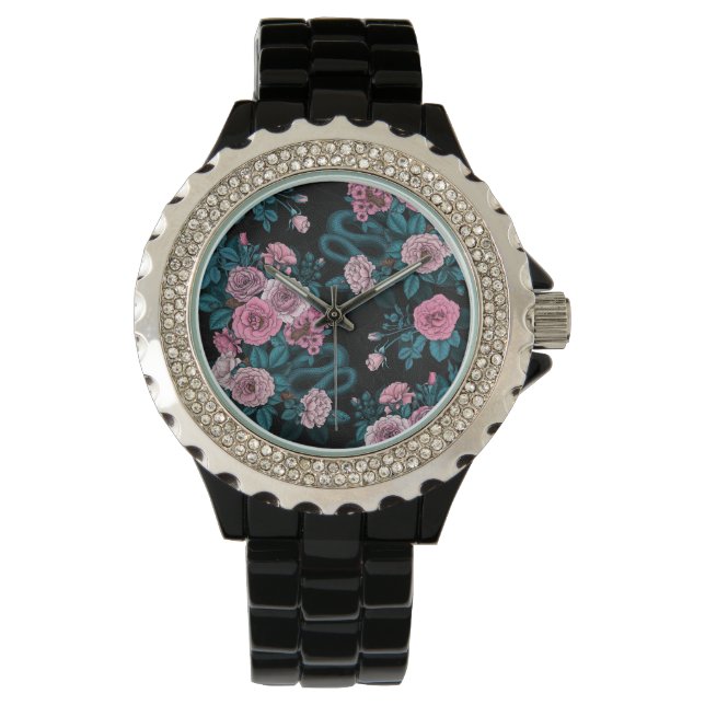 Reloj De Pulsera Ocultos en los rosas 2 (Anverso)