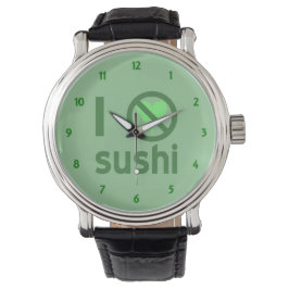 Reloj De Pulsera Odio el sushi No amor 