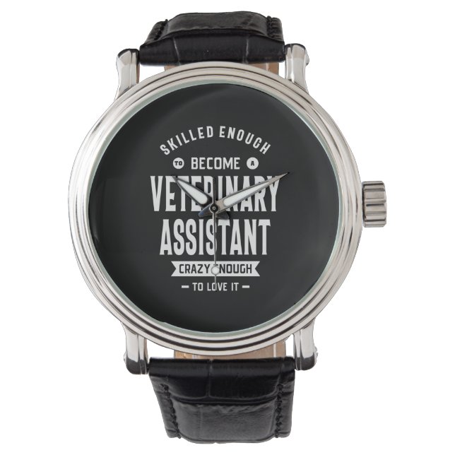 Reloj De Pulsera Oferta de cargo de ayudante veterinario (Anverso)