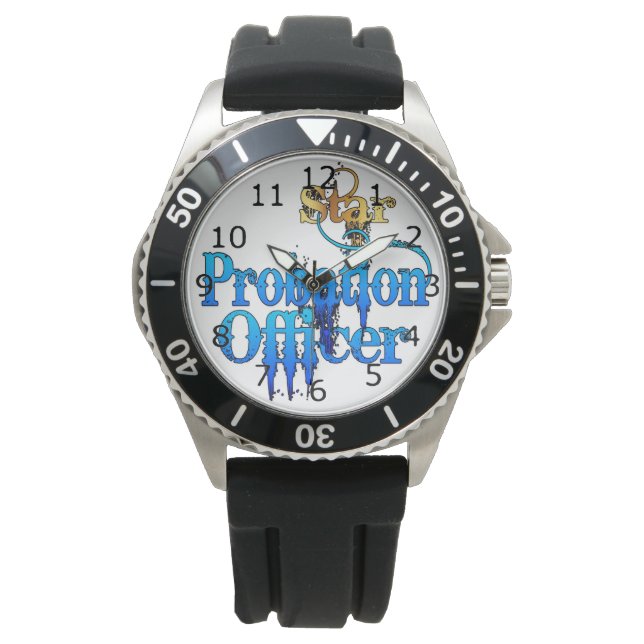 Reloj De Pulsera Oficial de libertad vigilada (Anverso)