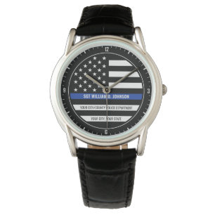 Reloj De Pulsera Oficial de policía encargado de la aplicación de l