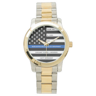 Reloj De Pulsera Oficial de policía entrega retiro de aplicación de