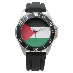 Reloj De Pulsera oficialmente bandera del Estado de Palestina