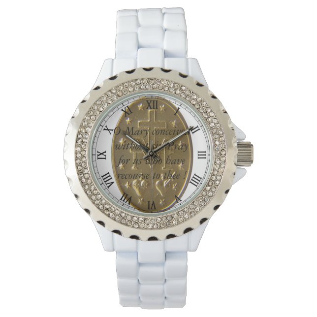 Reloj De Pulsera Oh, María concibió sin pecado... (Anverso)