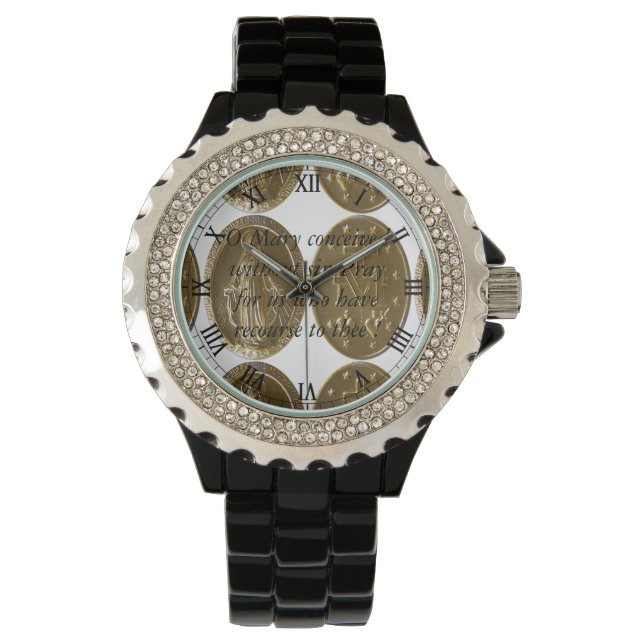 Reloj De Pulsera Oh, María concibió sin pecado... (Anverso)