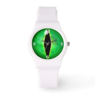 Reloj De Pulsera Ojo de Dragon Verde