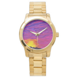 Reloj De Pulsera Ojo de las damas con imagen de amanecer