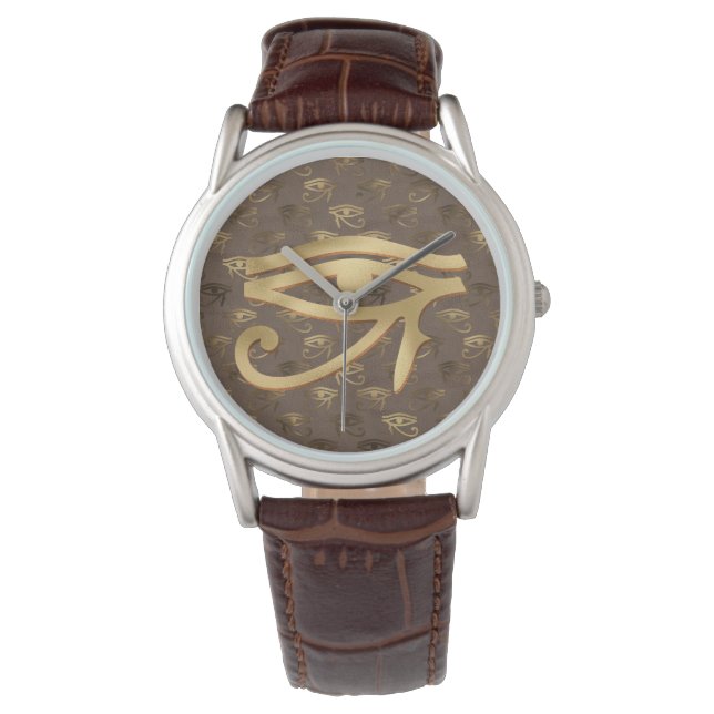 Reloj De Pulsera Ojo metálico de Horus Egyptian (Anverso)