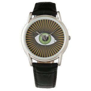 Reloj De Pulsera Ojo verde solar