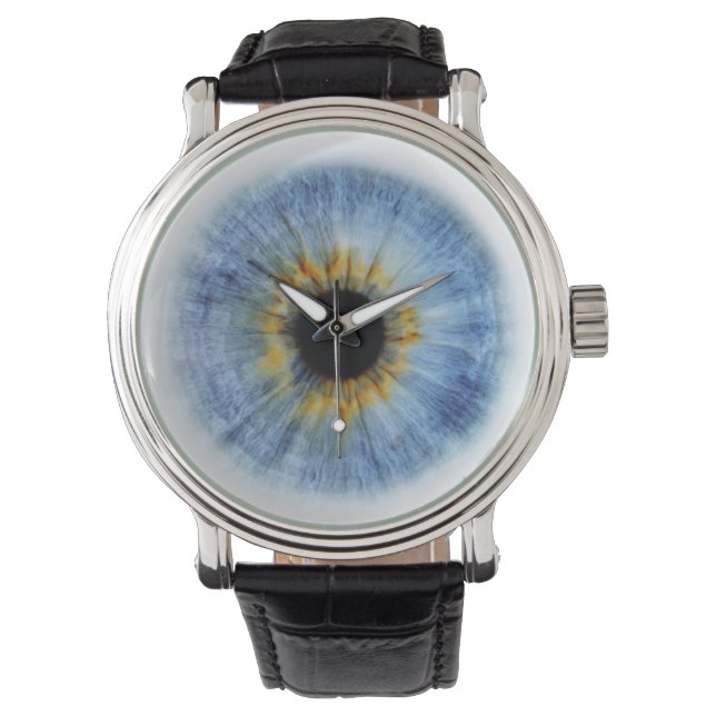 Reloj De Pulsera Ojos azules humanos, iWatch (Anverso)