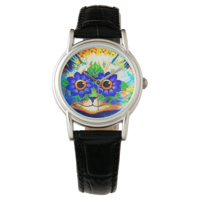 Reloj De Pulsera Ojos de flor de gato (Anverso)