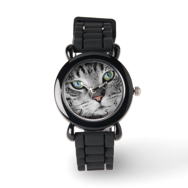 Reloj De Pulsera Ojos de gato (Anverso)
