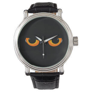 Reloj De Pulsera Ojos de gato fantasmagóricos