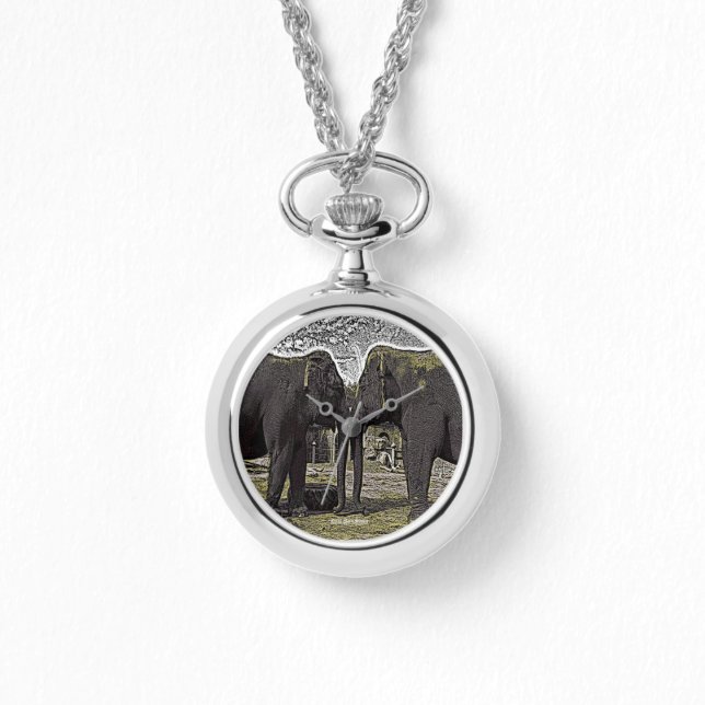 Reloj De Pulsera Ojos elefantes (Anverso)