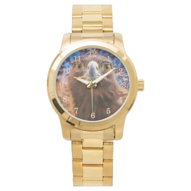 Reloj De Pulsera OJOS ORO DE Águila dorada (Anverso)