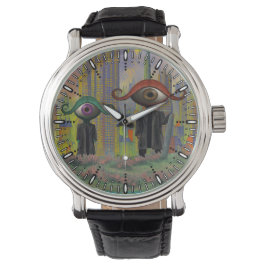Reloj De Pulsera Ojos saliendo de la ciudad a pie