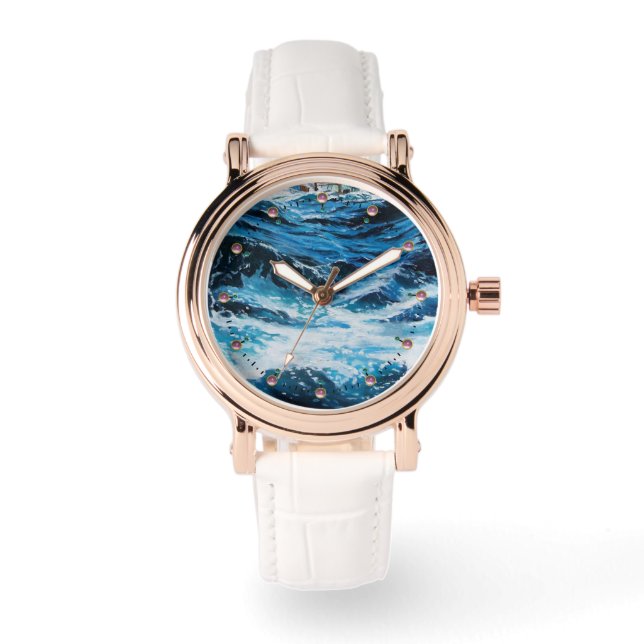 RELOJ DE PULSERA OLAS MARINAS (Anverso)