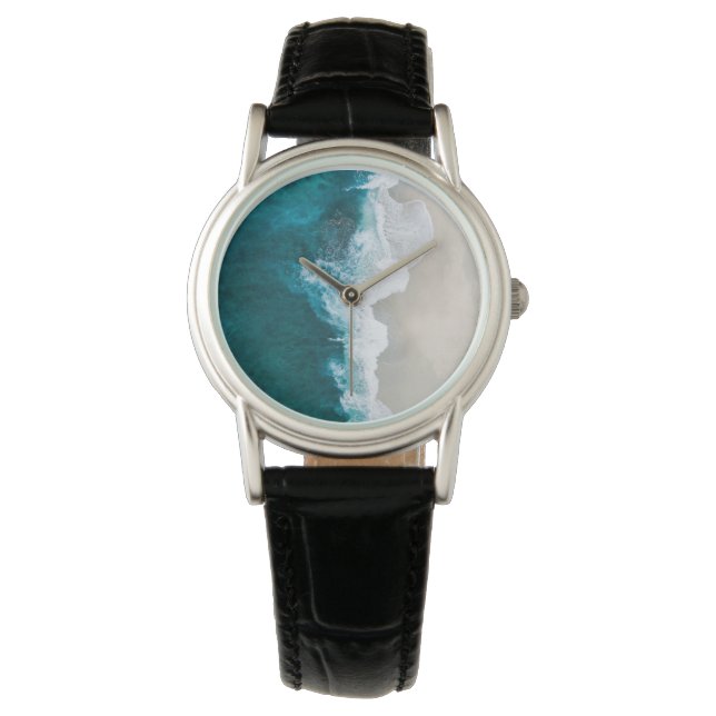 Reloj De Pulsera Olas marinas - costa de Maldivas (Anverso)