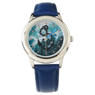 RELOJ DE PULSERA OLAS NÁUTICAS / MARINAS, ANCLAJE Y ROPA