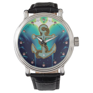 Reloj De Pulsera Olas NÁUTICAS / MARINAS, ANCLAJE Y ROPA Azul