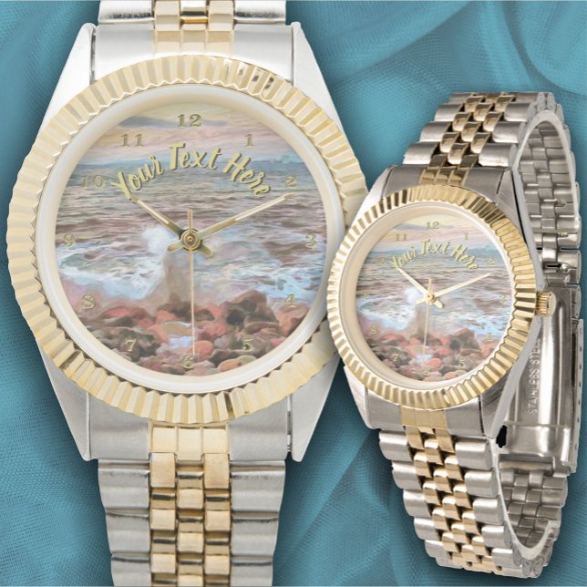 Reloj De Pulsera Olas rocosas 0742 (Subido por el creador)