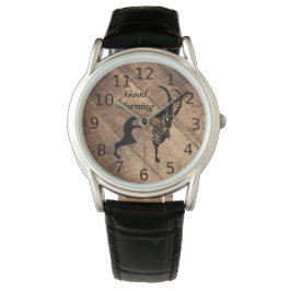 Reloj De Pulsera Old Timer Black Ram Silhouette