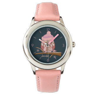 Reloj De Pulsera Oleujo con gorra y nombre personalizado