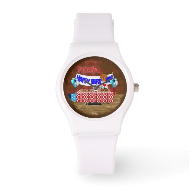 Reloj De Pulsera Oliver ¡El Otter tiene 6 años! Feliz cumpleaños (Anverso)