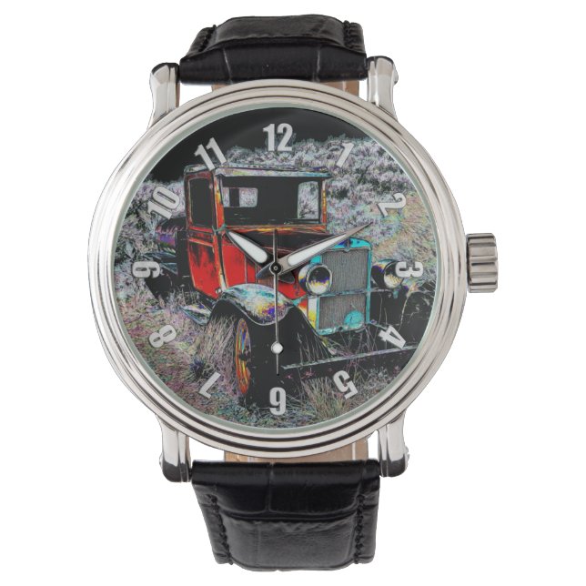Reloj De Pulsera Olvidado - Camión viejo (Anverso)