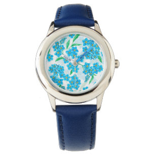Reloj De Pulsera Olvídate de las flores acuarelas