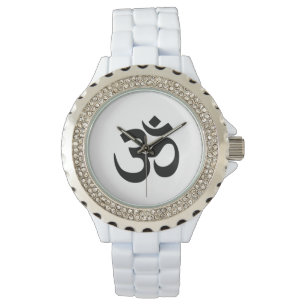 Reloj De Pulsera Om Namah Shivaya Aum Shanti Aum Om Símbolo ॐ Pa