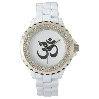Reloj De Pulsera Om Namah Shivaya Aum Shanti Aum Om Symbol ॐ Paz