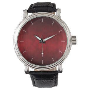Reloj De Pulsera Ombre gótico rojo fondo arte