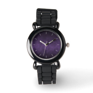 Reloj De Pulsera Ombre gótico violeta arte fondo