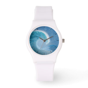 Reloj De Pulsera Onda azul artificial