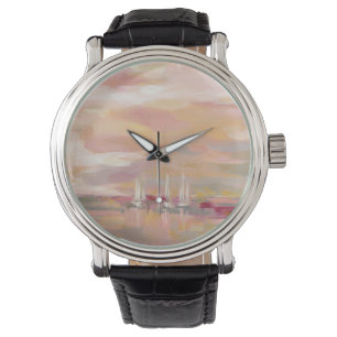 Reloj De Pulsera Ondas del carmesí