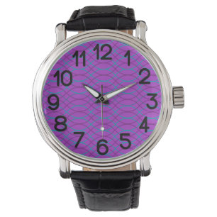 Reloj De Pulsera Ondas púrpuras