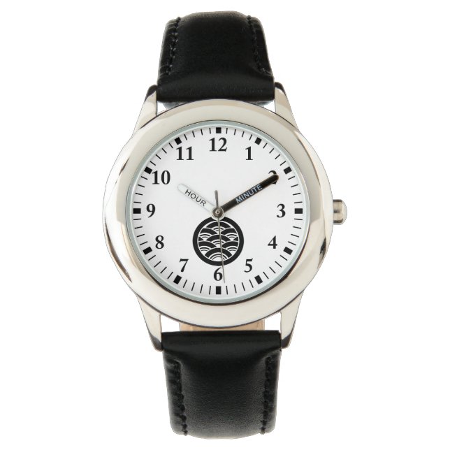 Reloj De Pulsera Ondas superpuestas en círculo (Anverso)