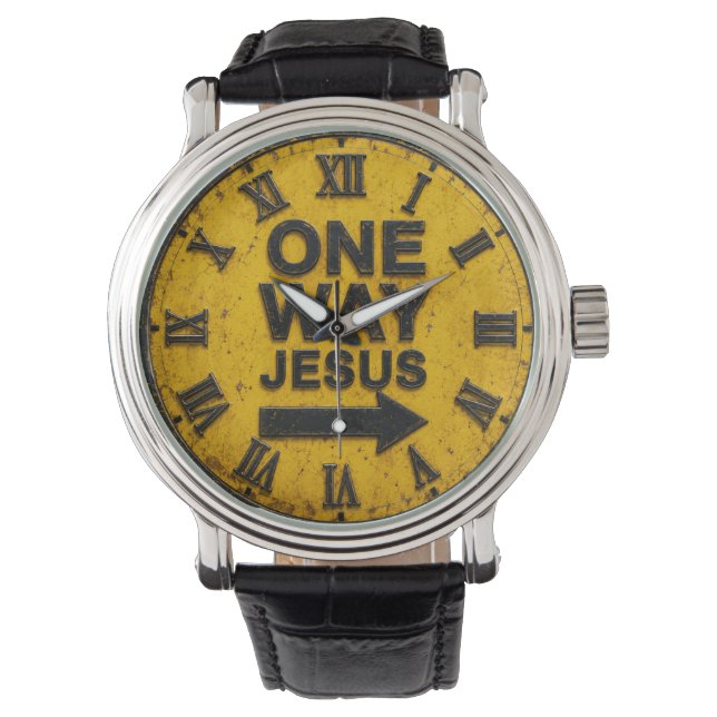 Reloj De Pulsera One Way Jesus  (Anverso)