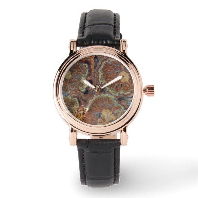 Reloj De Pulsera Onyx de tubo de flores (Anverso)