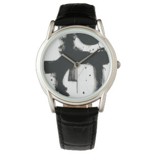 Reloj De Pulsera Onyx Gesture - Black Paint Strokes