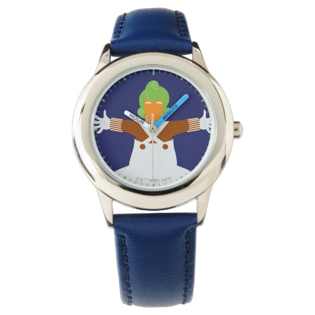 Reloj De Pulsera Oompa Loompa A La Salida De Armas (Anverso)