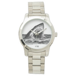 Reloj De Pulsera Open JAWS Great White Shark eWatch