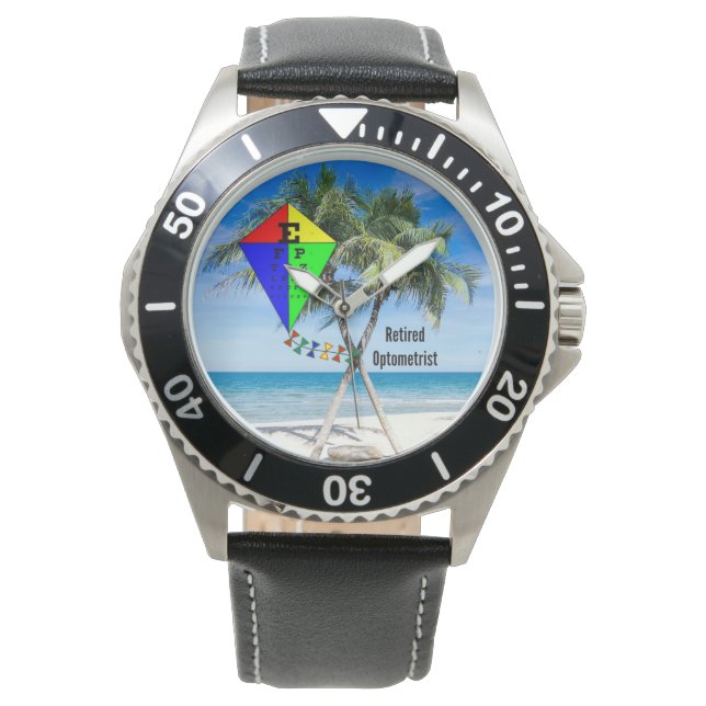Reloj De Pulsera Optometrista retirado, humor (Anverso)