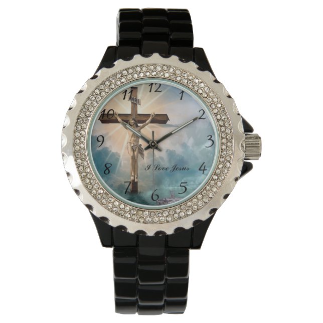 Reloj De Pulsera Oración de Jesús Cristiano (Anverso)