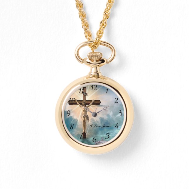 Reloj De Pulsera Oración de Jesús Cristiano (Anverso)