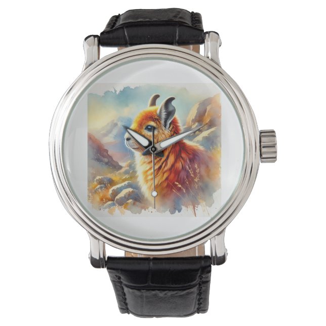 Reloj De Pulsera Orange Rock Viscacha 270824AREF117 - Watercolor (Anverso)